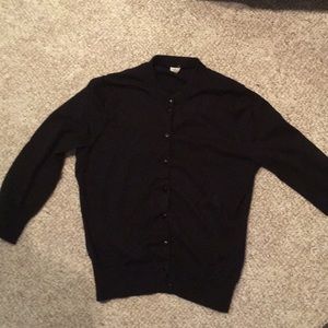 Jcrew Black Cardigan